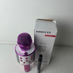 Micrófono Portátil KTV Inalámbrico WS-858 Rosa - imagen 4