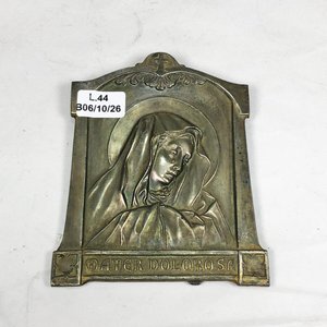 Placa Religiosa "Mater Dolorosa" en Metal - imagen 1