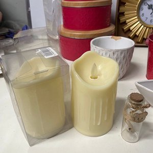 Lote Variado: Reloj Sol Dorado, Cajas Organizadoras Rosadas, Botellas, Velas y Más - imagen 6
