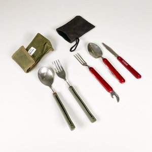 Dos Juegos de Cubiertos de Camping Plegables - imagen 1