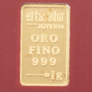 Lingote de Oro Fino 999 de 1 gramo de El Tasador Joyería - imagen 2