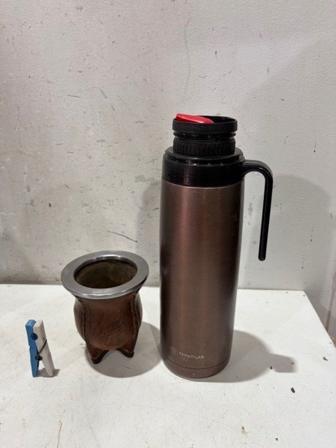 Termo y Mate de Bronce