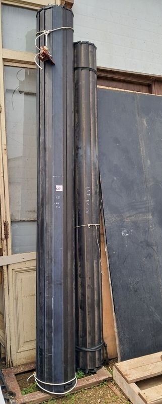 Cortina de Enrollar de Aluminio Negra con Eje - 2.91m Ancho