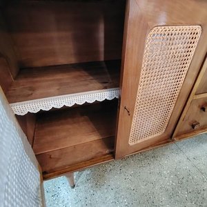 Bargueño Vintage con Puertas de Esterilla - imagen 14