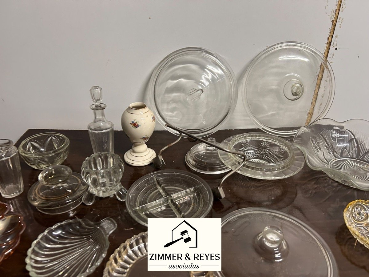 Lote de Artículos de Vidrio y Cristal para Cocina y Hogar