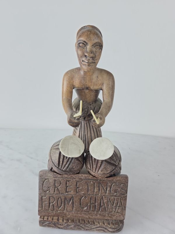 Escultura en madera dura africana - imagen 2
