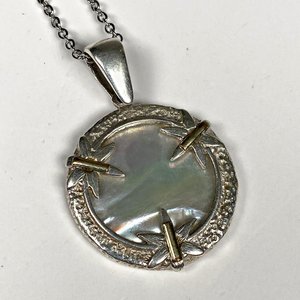 Colgante Nacar con Libélulas y Cadena - imagen 3