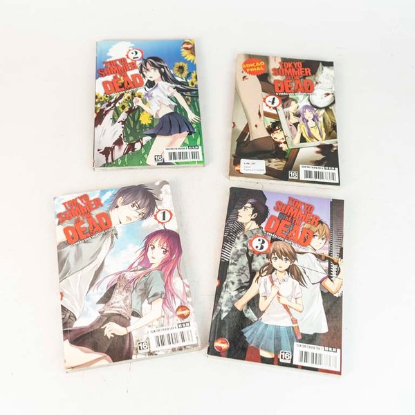 4 Tomos Manga Tokio Summer of the Dead - imagen 1