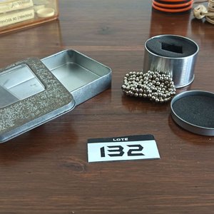Lote Variado: Kit Calentamiento Militar Francés, Lámpara Space Age y Esferas Magnéticas - imagen 5