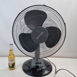Ventilador de Mesa Smartlife Negro Oscilante 3 Velocidades - imagen 2