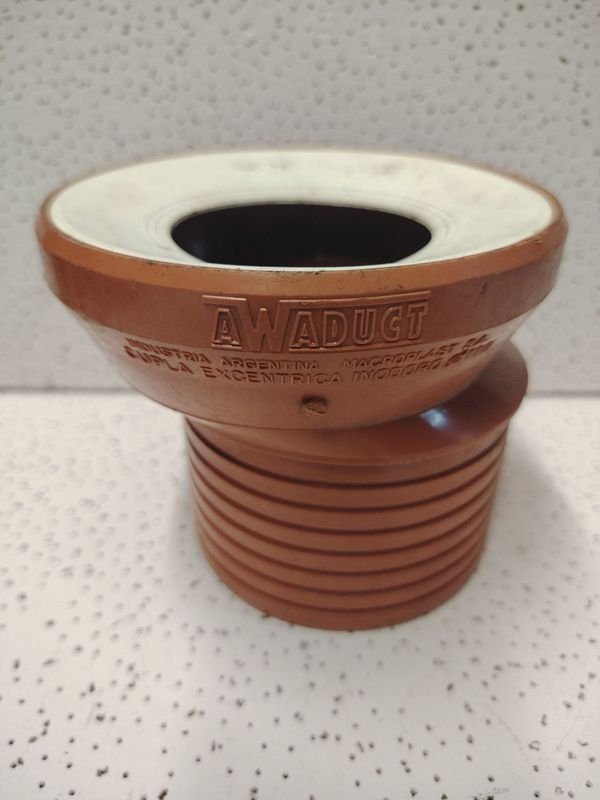 Adaptador excentrico acanalado para inodoro - imagen 3