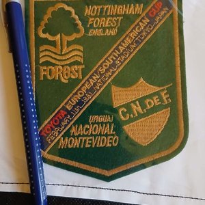 Parche Bordado Copa Intercontinental 1981 Nacional vs Nottingham Forest - imagen 2