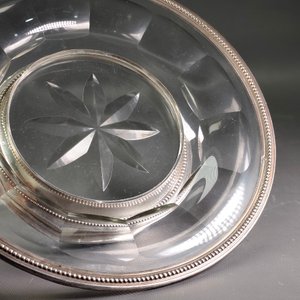 Plato para Masas Cristal y Plata Minerva con Sellos - imagen 6