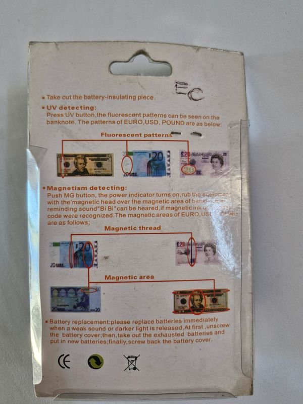 Detector de dinero de alta tecnología - imagen 2