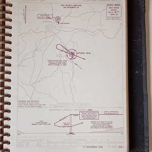 Cartas de Vuelo Instrumentales U.S. Department of Commerce Coast and Geodetic Survey Años 50 - imagen 5