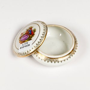 Dos Cajas Alhajeros: Limoges y Madera Decorada - imagen 6