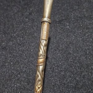 Bombilla Curva de Plata y Oro para Mate - imagen 3