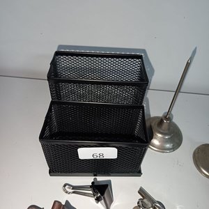 Lote de Artículos de Oficina: Clips, Sujeta Papeles y Organizador - imagen 3