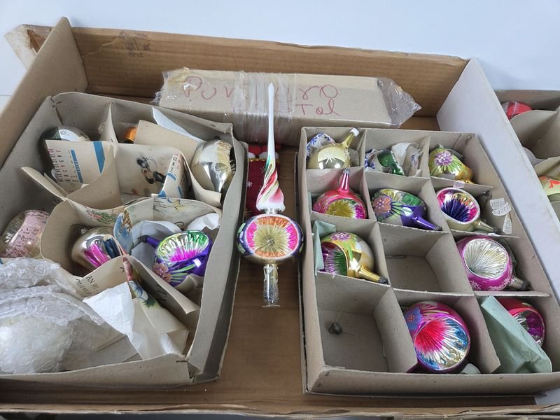 Lotes de adornos de Navidad antiguos y ornamentales - imagen 3