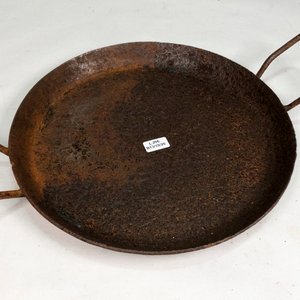 Plancha de Hierro Antigua con Asas Laterales - 27 cm - imagen 3