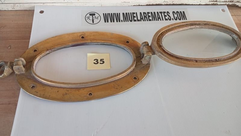 Ojo de buey marítimo en bronce - Accesorios para Vehículos - imagen 2