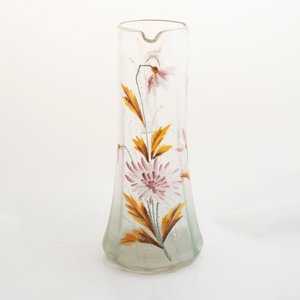 Jarra de Cristal Veneciano con Esmalte Floral - 29cm - imagen 1