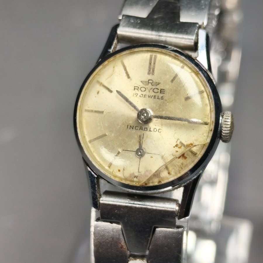 Reloj de Pulsera Royce Vintage Suizo 17 Jewels Incabloc para Dama