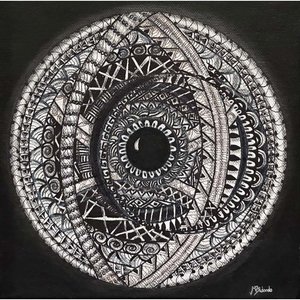 Lote siguiente: Obra "Desde lo Profundo" de Marcela Biondo - Acrílico y Tinta sobre Cartón Entelado