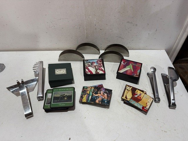 Set de Posavasos y Servilleteros Vintage