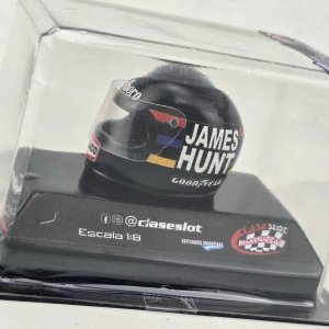 Casco Miniatura James Hunt "Goodyear" Escala 1:8 - imagen 4