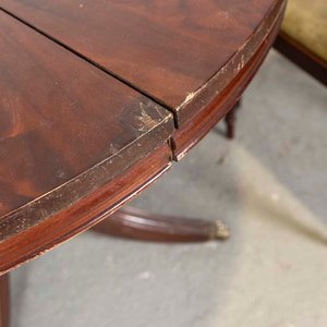 Mesa de Comedor Extensible Inglesa con 5 Sillas Estilo Clásico - imagen 2