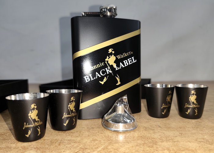 Johnnie Walker Black Label 4 Shot Set - Nuevo y en Caja - imagen 3