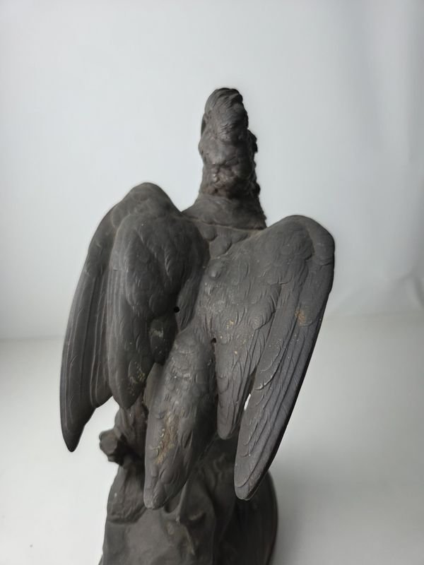 Escultura en Petit Bronce de Ave con Detalle en el Pico - imagen 7