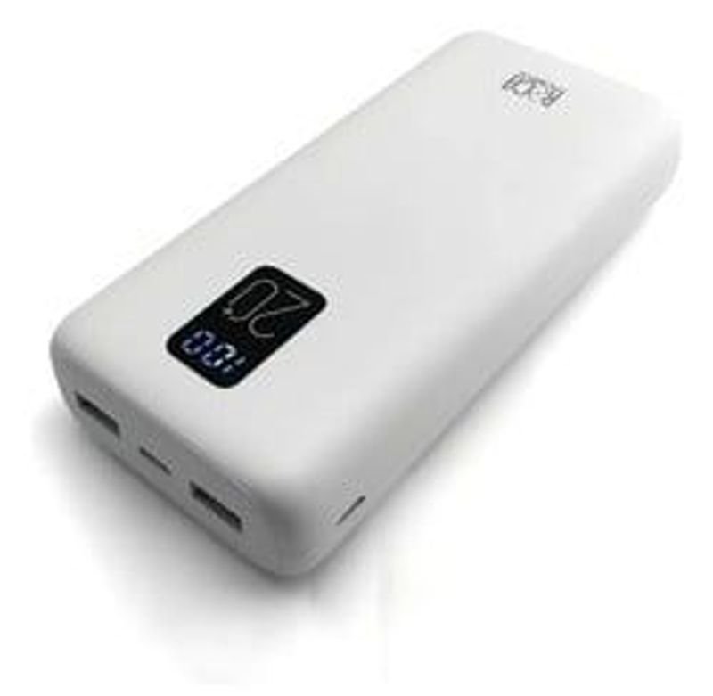 Cargador Portátil Power Bank Roca 20000 Mah Con Lcd 2 Usb - imagen 1