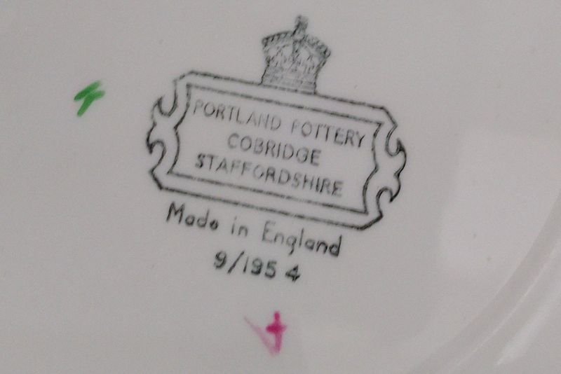 Platos hondos ingleses Staffordshire de cerámica - imagen 3