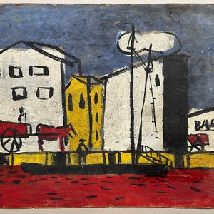 Lote siguiente: Oleo "Caballo y Carro" de Jonio Montiel, 40 x 50 cm