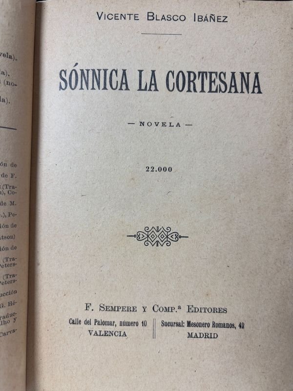 Novelas antiguas de Vicente Blasco Ibáñez, Guy de Maupassant y más - imagen 4