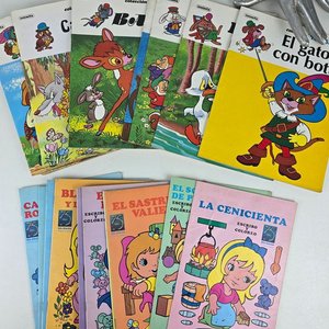 Lote siguiente: Colección de Cuentos Infantiles Ilustrados: Blancanieves, Cenicienta y más