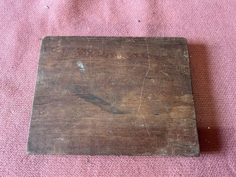 Placa de bronce conmemorativa con marco de madera - imagen 2