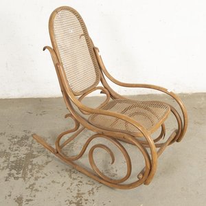 Mecedora Vienesa con Esterillado y Detalles de Lustre - imagen 2