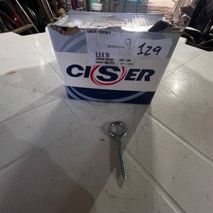 Caja de Pitones CISER Zincado Branco 5.5 x 70 mm - 100 Unidades - imagen 2