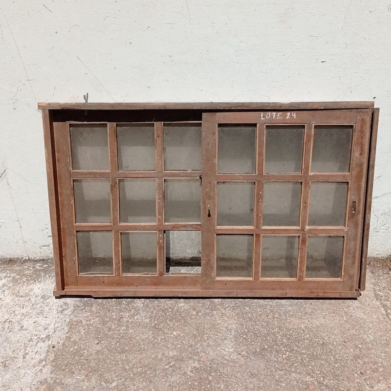 Ventana colonial de cedro con dos hojas corredizas - imagen 4