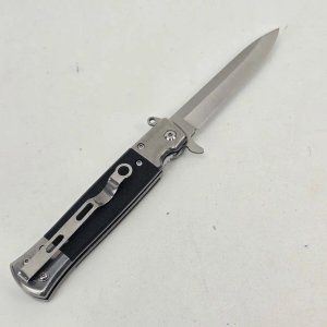 Navaja Plegable de Bolsillo con Mango Negro y Clip - imagen 3