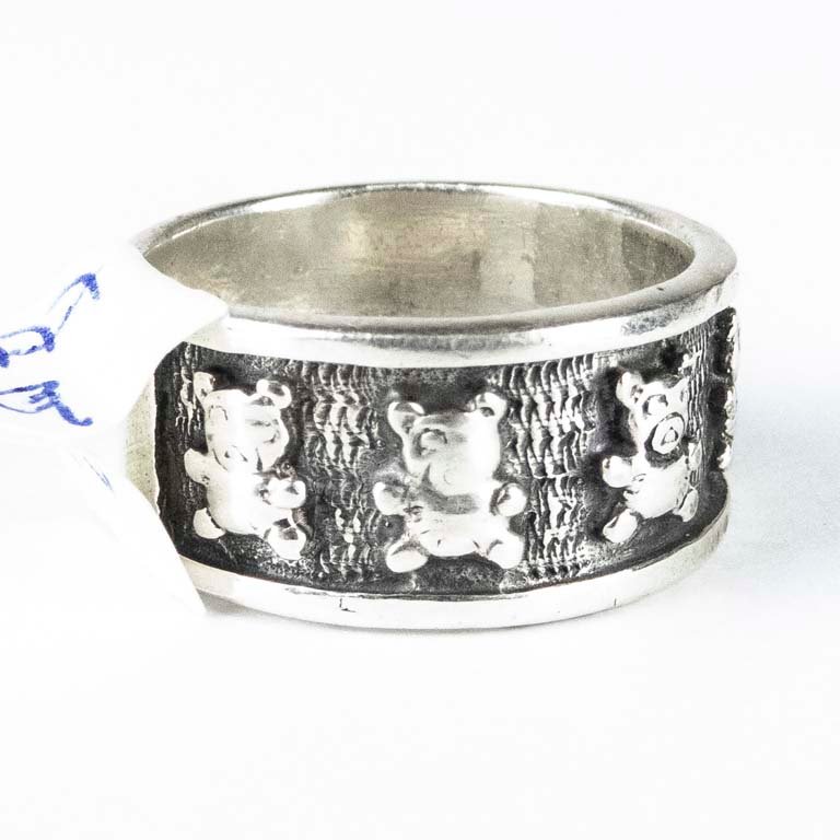 Anillo de plata con detalles en oro - imagen 2