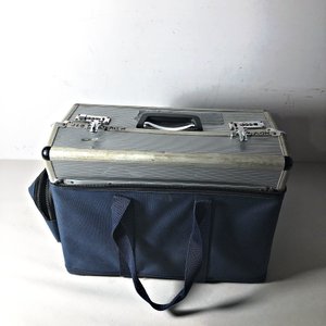 Maletín Metálico Azul con Estuche y Compartimentos - imagen 2