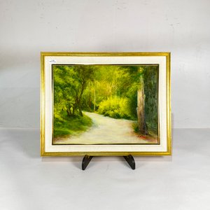 Lote anterior: Cuadro al óleo "Claro en el Bosque" firmado por Williman