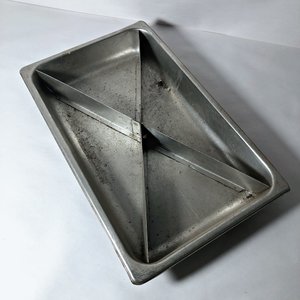 Asadera Rectangular de Acero Inoxidable con Tapa y 4 Divisiones - imagen 3