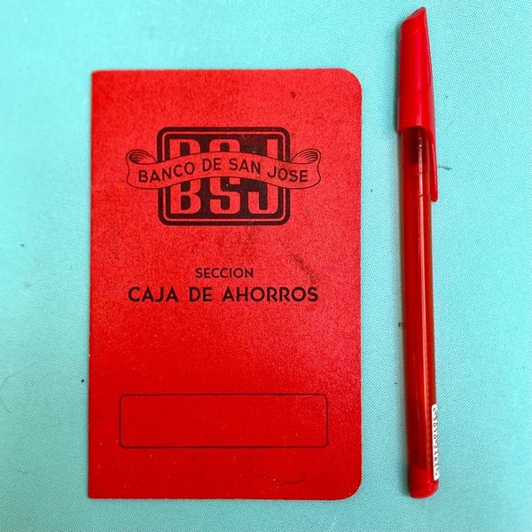 Libreta Antigua Caja de Ahorros Banco de San José - Año 1962 - imagen 1