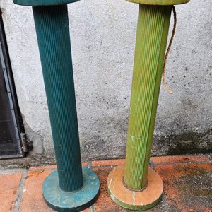 Par de Pedestales Decorativos Vintage - imagen 3