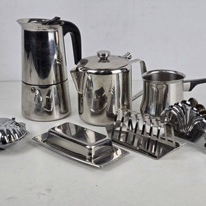 Lote de Utensilios de Cocina y Servir en Acero Inoxidable - imagen 2